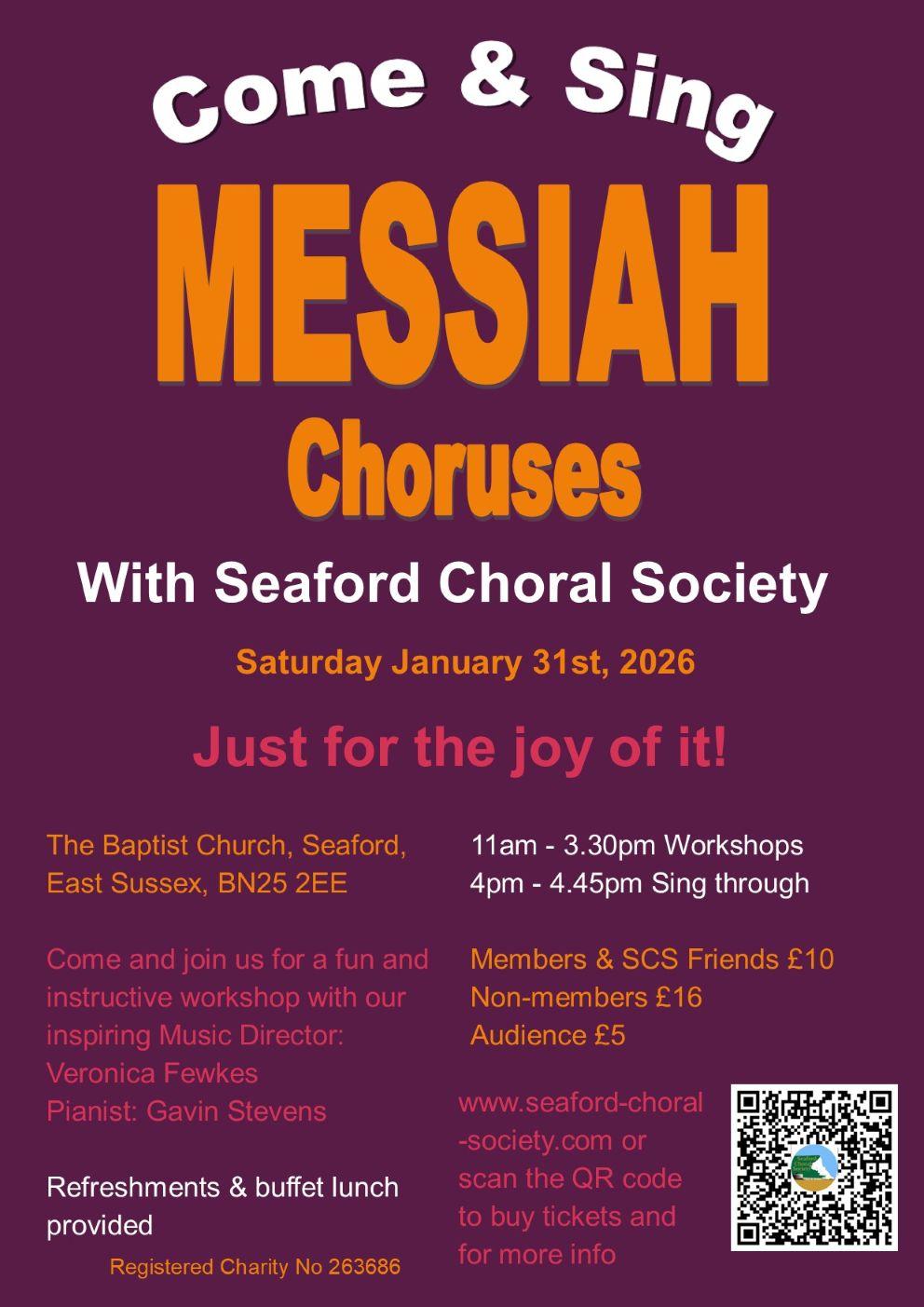 Messiah Choruses Workshop 2026 T1 Spring Messiah Choruses Workshop 2026 T1 Spring